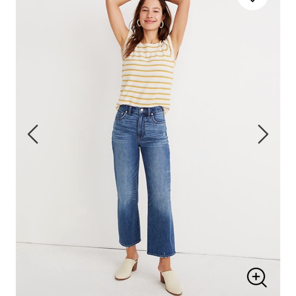 Madewell: Slim-wide leg crop